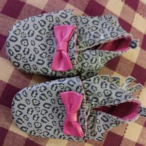 Baby Girl soft bottom walkers